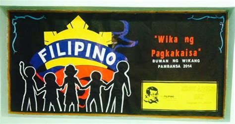 Pictures of bulletin board in buwan ng wika